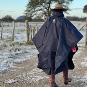 Capa de Agua Impermeable Coronados Azul