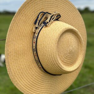 Toquilla de Flores Azules N°2