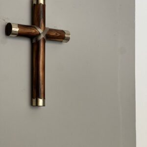 Cruz de Madera con Alpaca