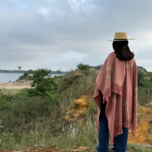 Ruana de Argollas Rosa