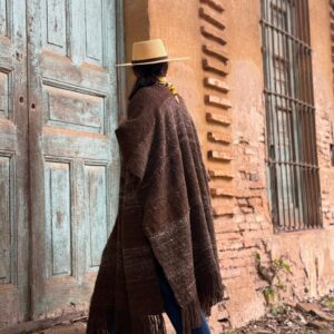 Poncho de Lana Cruda Unico