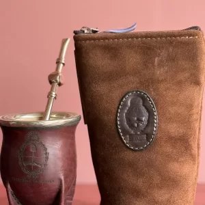 Yerbera Coronados Gamuza Marron