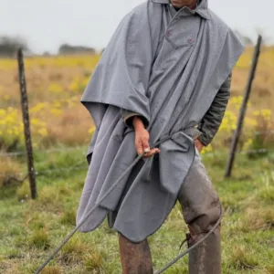 Poncho de Agua Coronados Gris